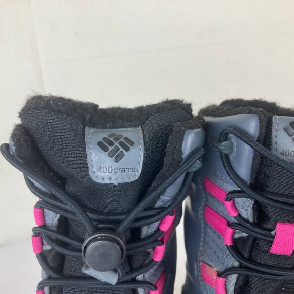 Columbia Big Girls Sz 5 400 gram Insulation Waterproof Winter Snow Boot - Picture 3 of 7
